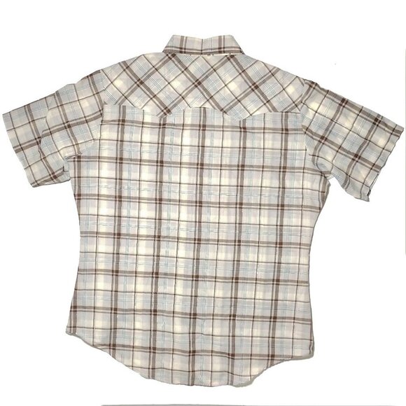 Vintage Levis Strauss & Co. Western Snap Button L Short sleeve - Picture 6 of 8